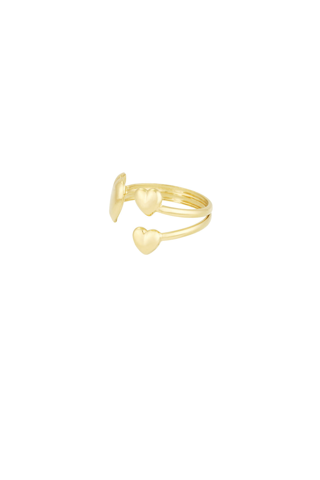 anello trio cuore