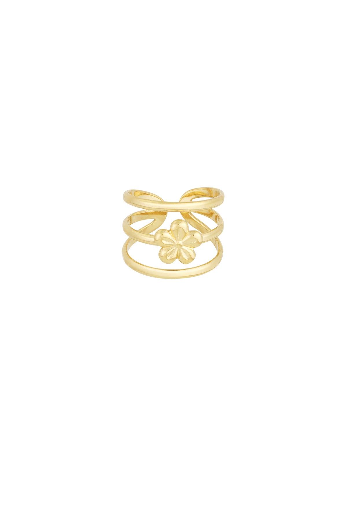 anello a forma di fiore