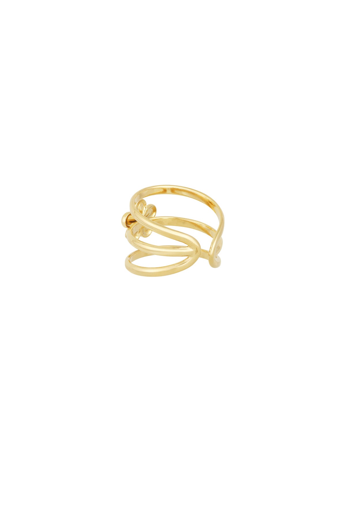 anello a forma di fiore