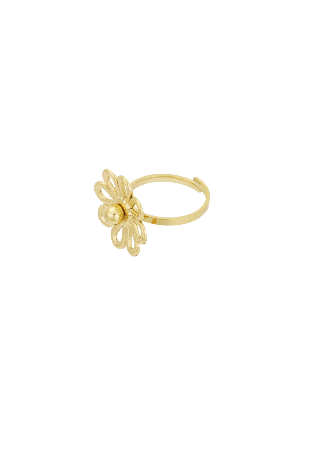 Anello fiore felice