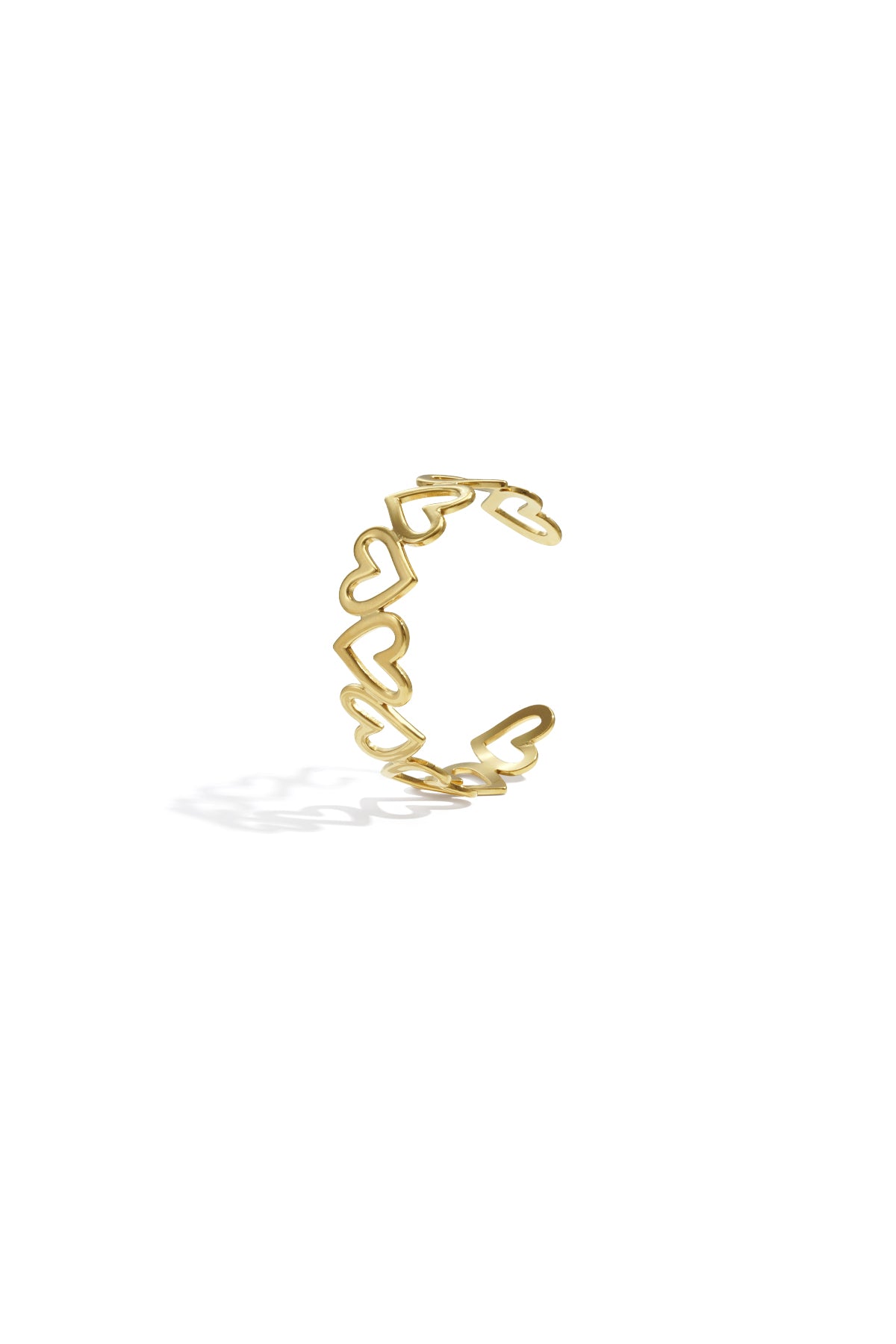 Braccialetti con polsino in acciaio inossidabile, serie casual e semplice, gioielli da donna