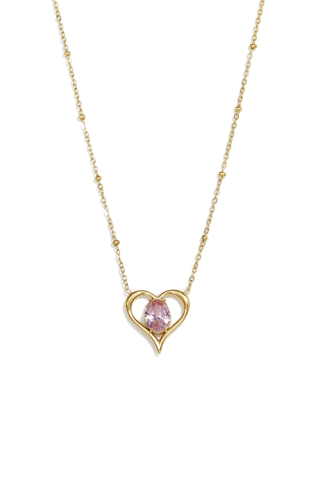Collane con ciondolo a forma di cuore in acciaio inossidabile, serie Simple Daily Simple, gioielli da donna