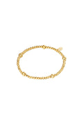 Bracciale Perline Gold Stainless Steel
