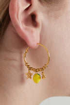 Orecchini limone con ciliegia