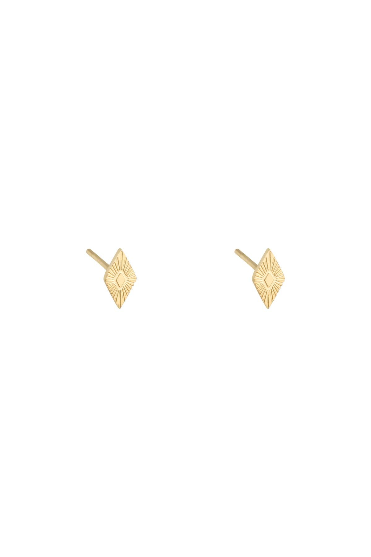 Orecchini Piccoli Rame Gold Stainless Steel