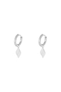 Orecchini Diamante Gold Stainless Steel