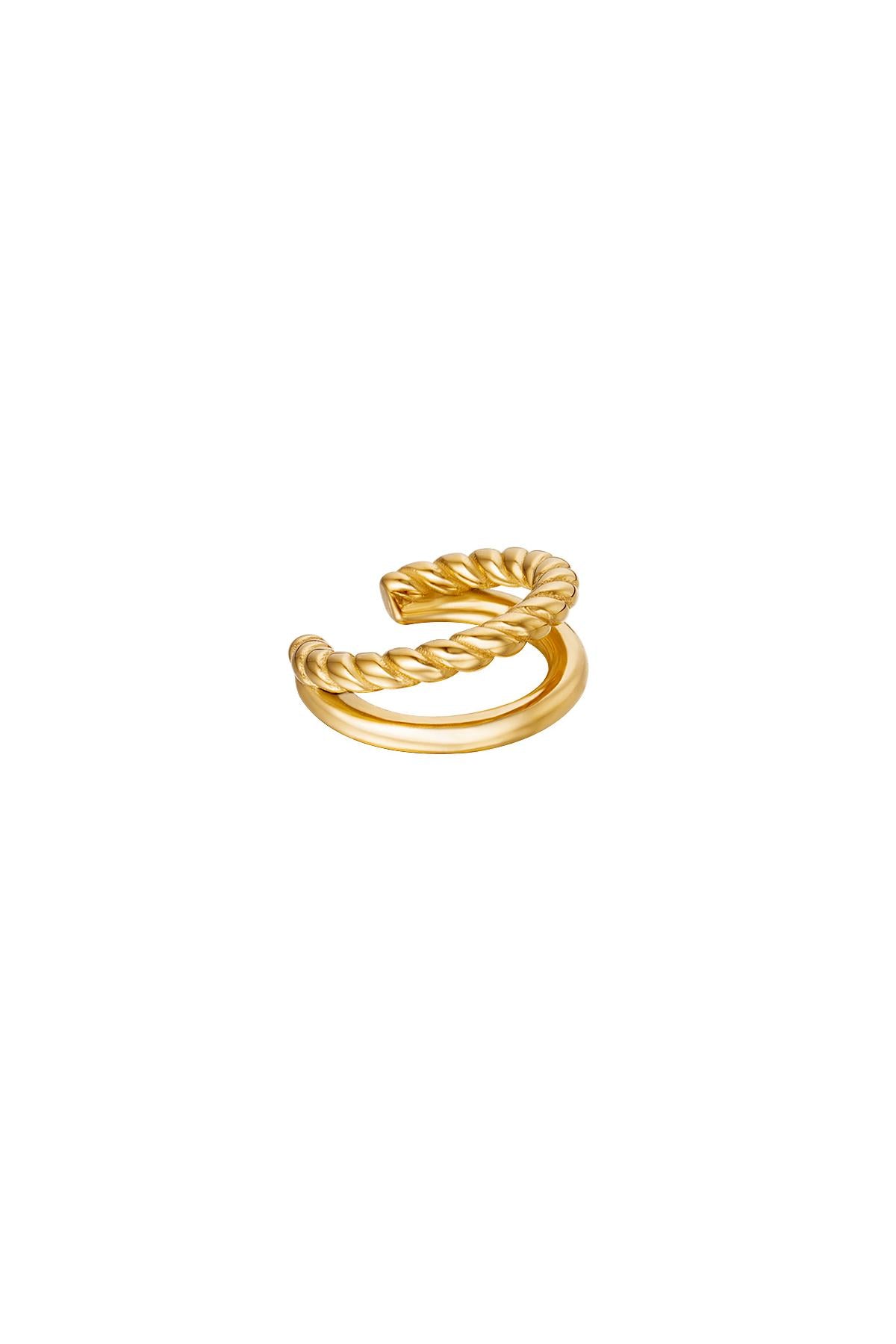 Corda doppia e liscia Gold Stainless Steel