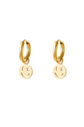 Faccina e stella in acciaio inossidabile Gold Stainless Steel