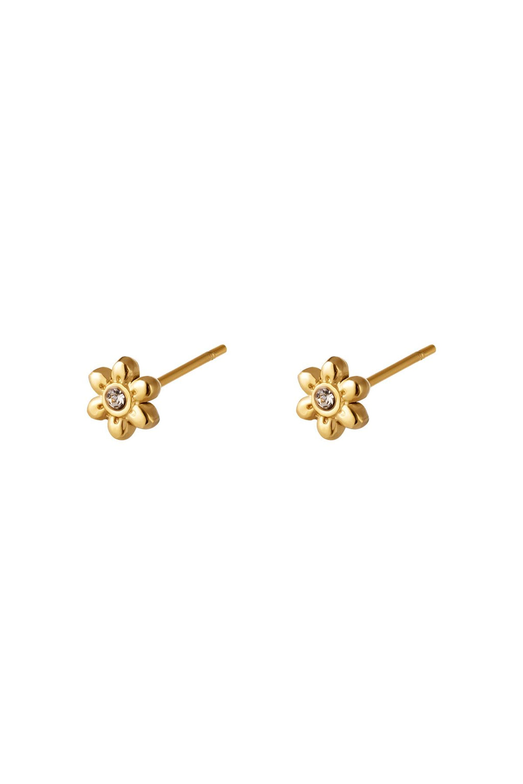 Fiore a bottone in acciaio inossidabile Gold Stainless Steel