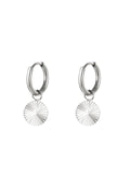 Cerchio di orecchini in acciaio inossidabile Silver Color Stainless Steel
