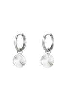Cerchio di orecchini in acciaio inossidabile Silver Color Stainless Steel