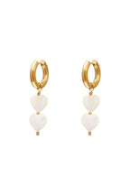 Orecchini cuori di perle - collezione #summergirls White gold Sea Shells