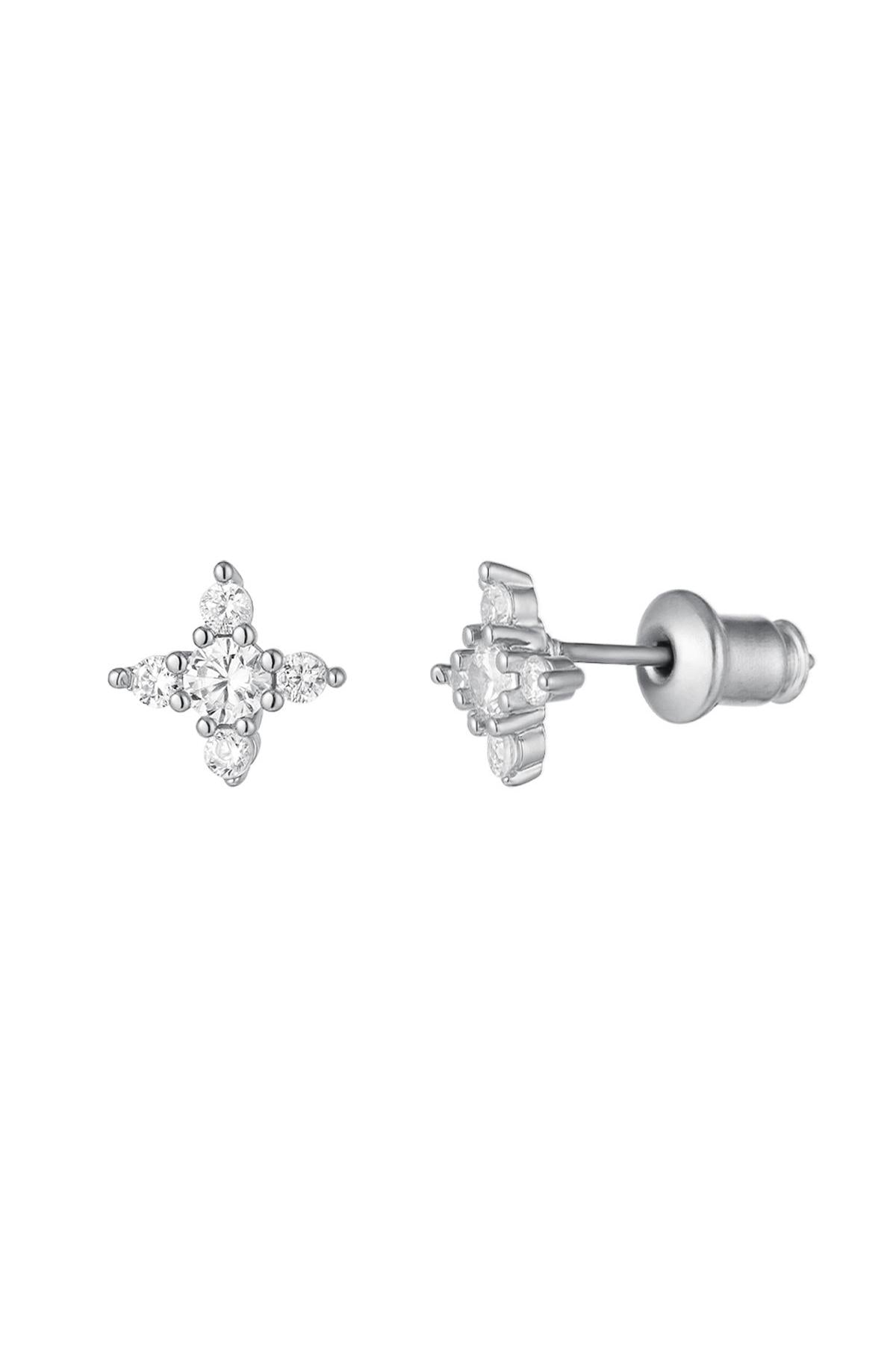 Orecchini a bottone Stella - Collezione Sparkle Gold Copper