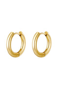 Creoli semplici L Gold Stainless Steel