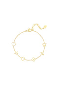Bracciale con figure Gold Stainless Steel