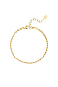 Bracciale jasseron ritorto stretto - argento-2.0MM
