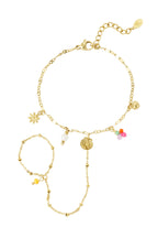 bracciale da spiaggia con ciondoli