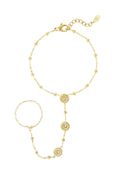 bracciale finezza floreale