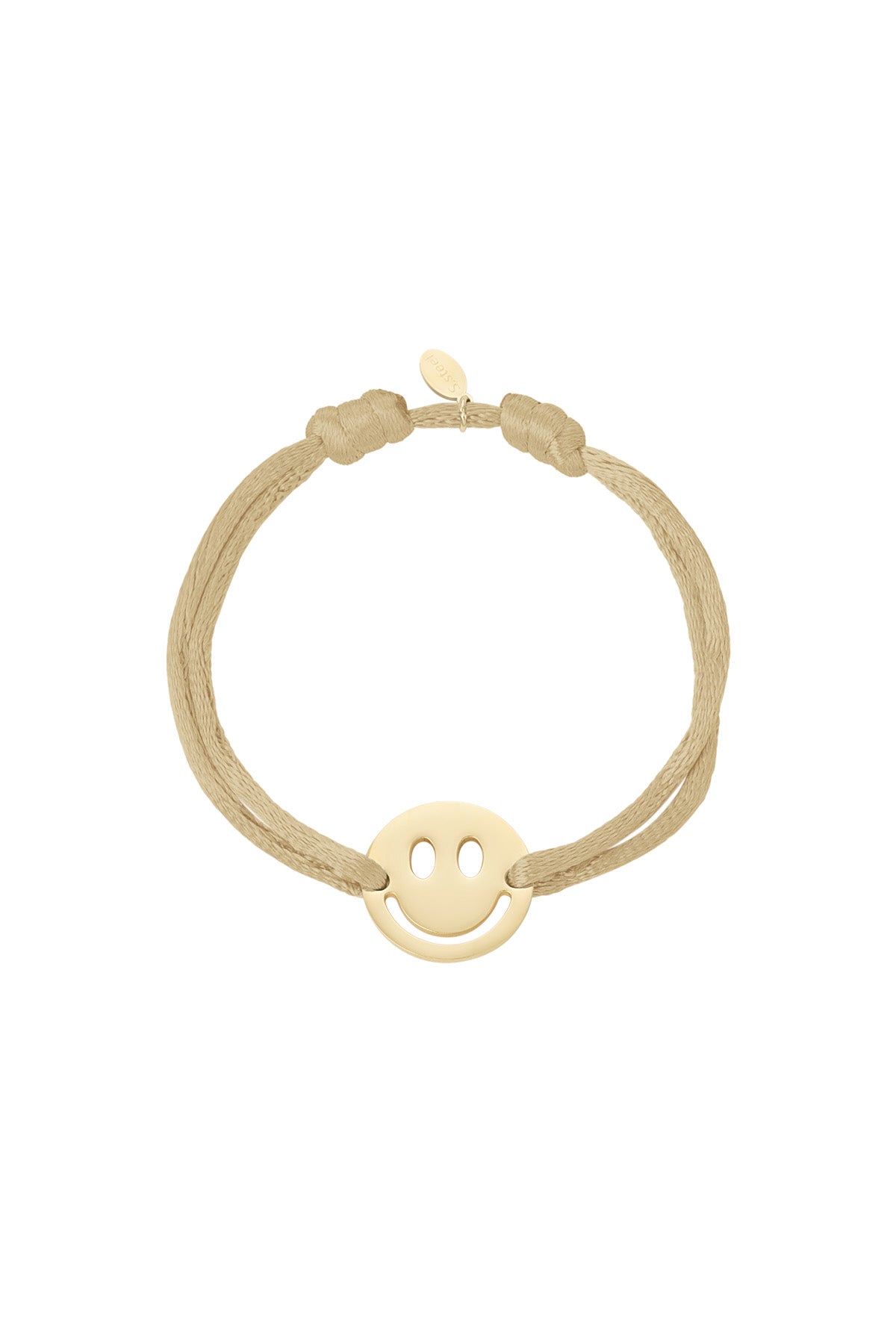 Bracciale in raso con smiley