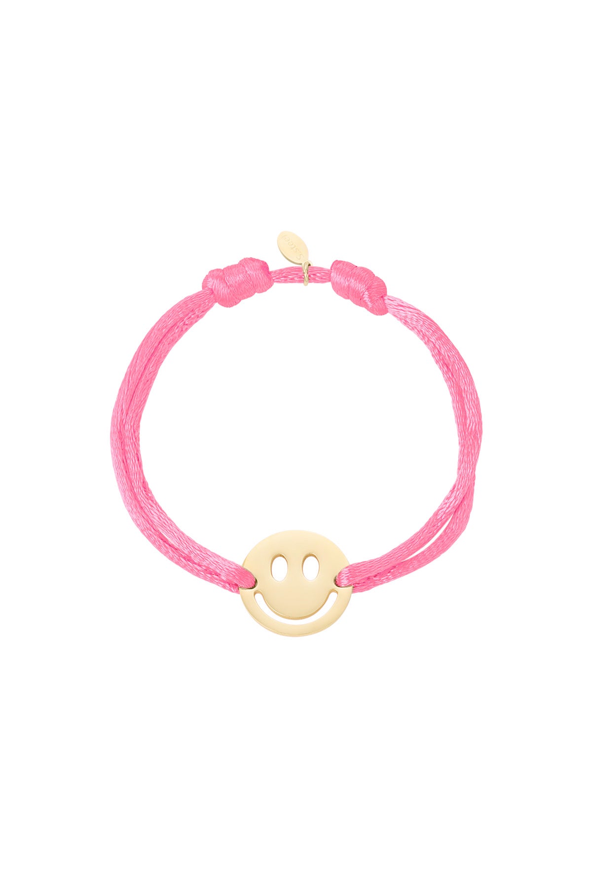 Bracciale in raso con smiley