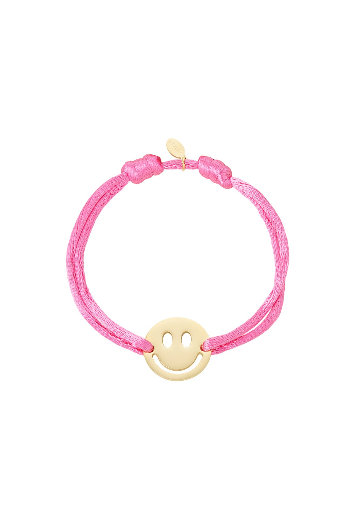 Bracciale in raso con smiley