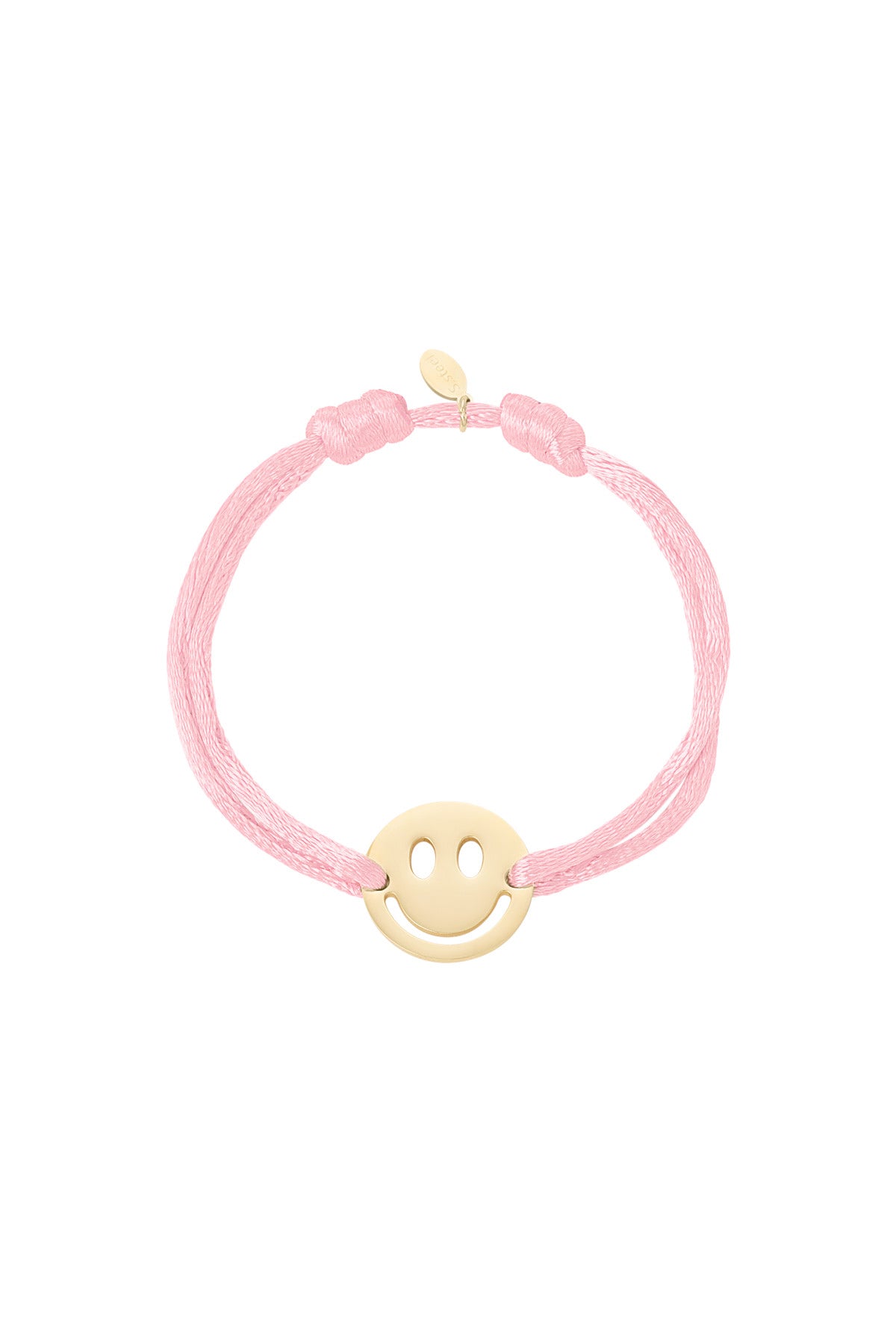 Bracciale in raso con smiley