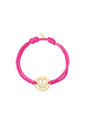 Bracciale in raso con smiley