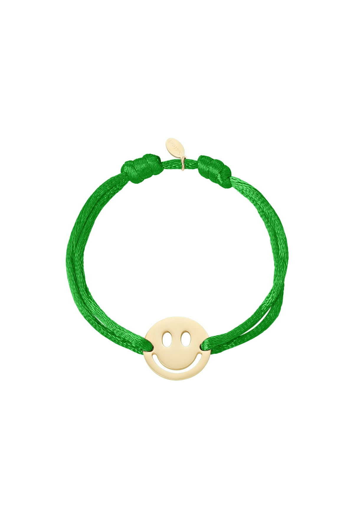 Bracciale in raso con smiley