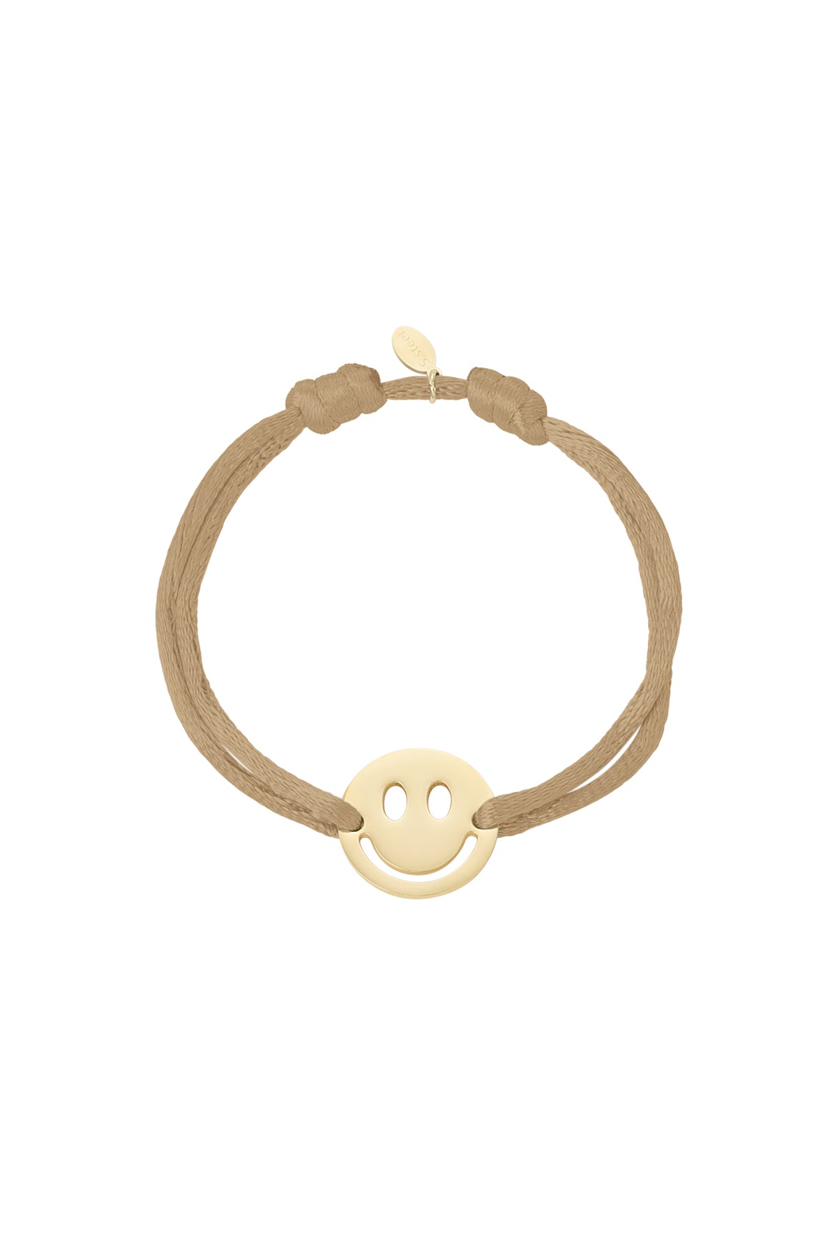 Bracciale in raso con smiley