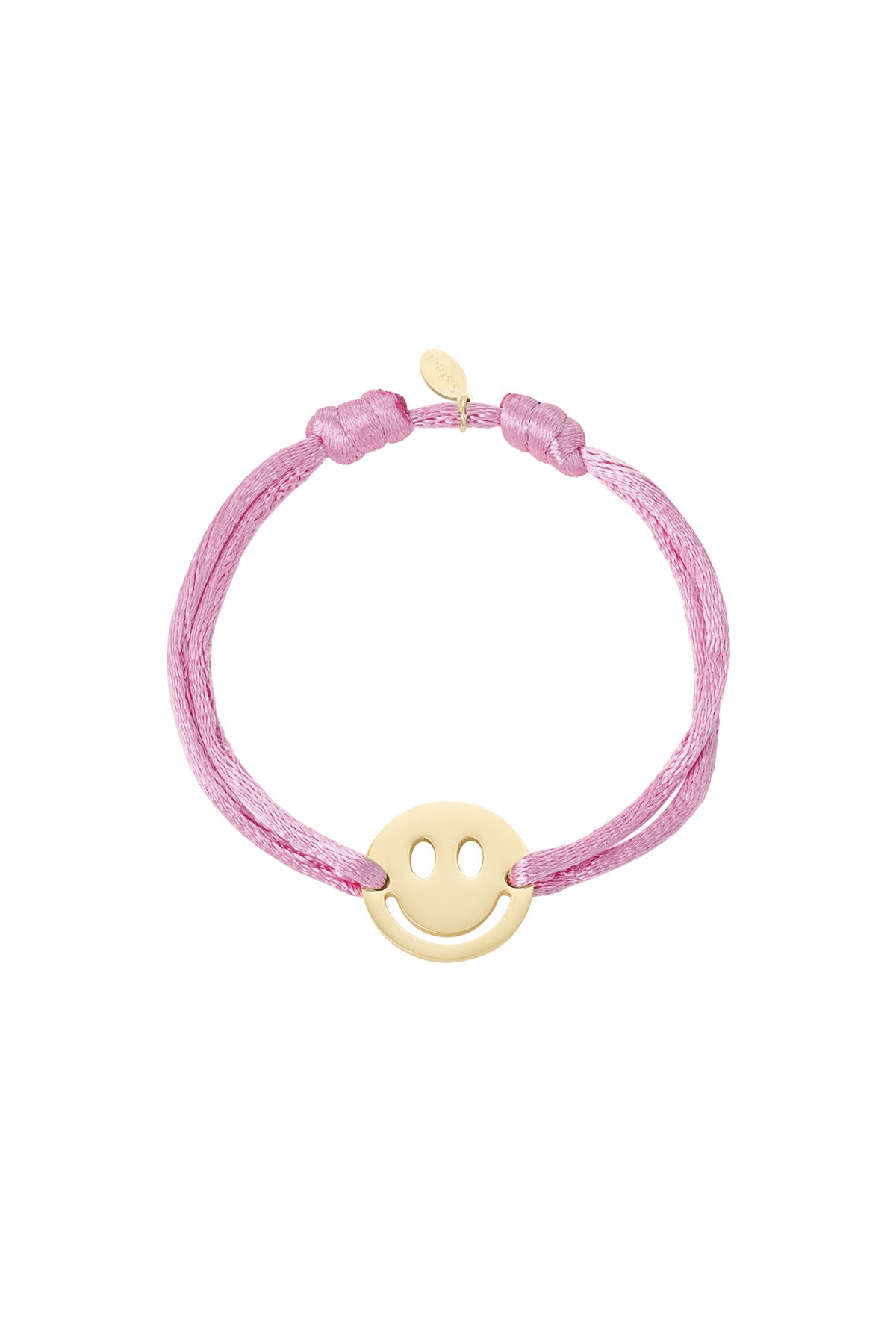 Bracciale in raso con smiley