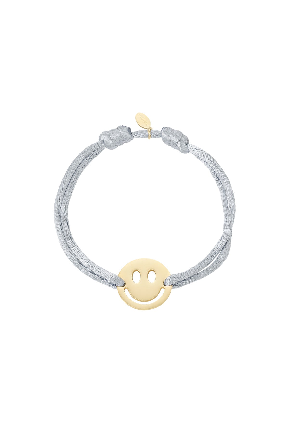 Bracciale in raso con smiley