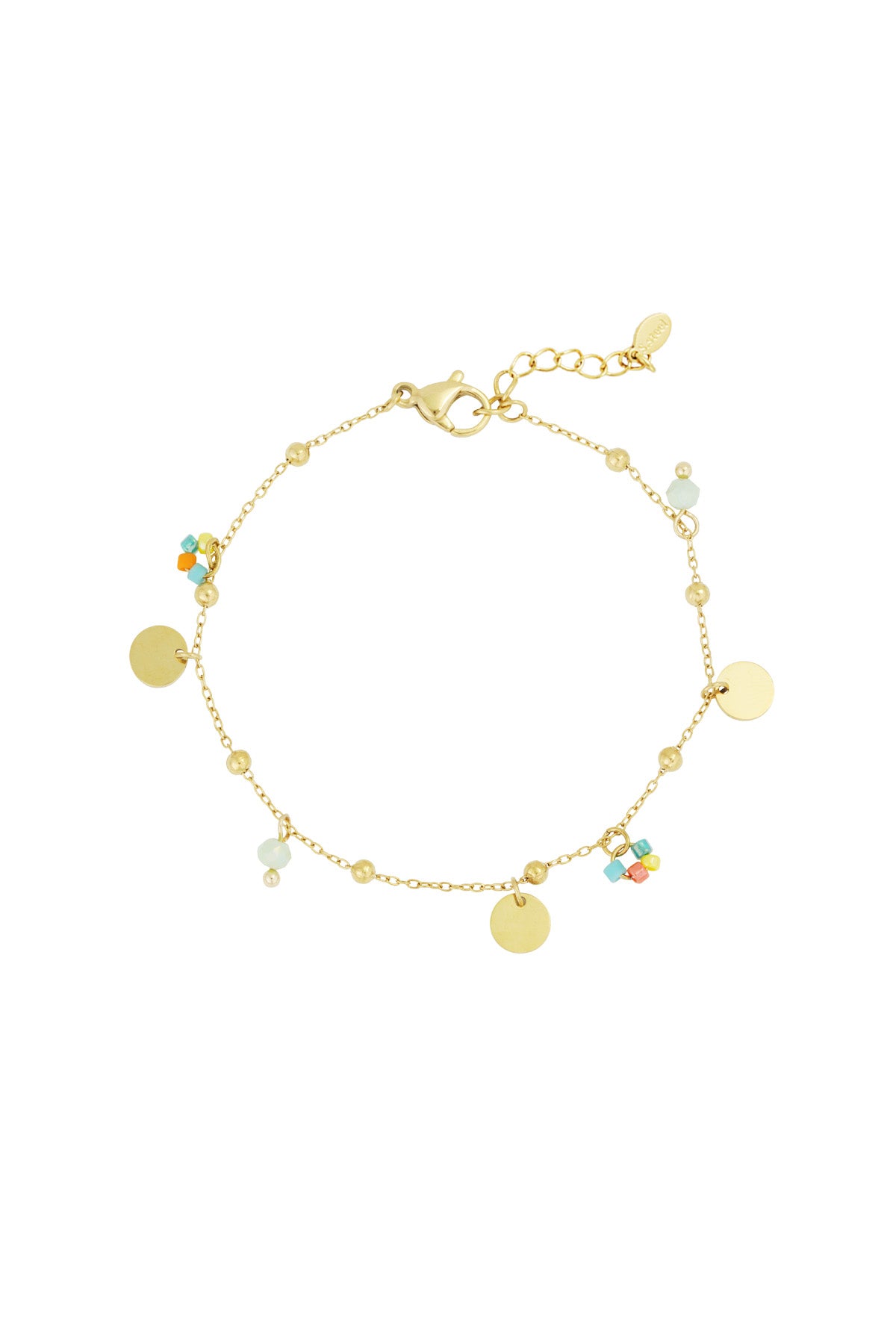 braccialetto monete color pop
