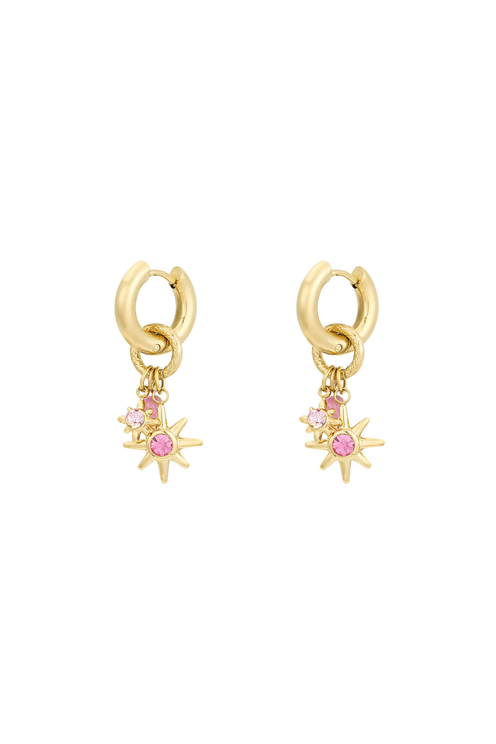 orecchini rosa starlight