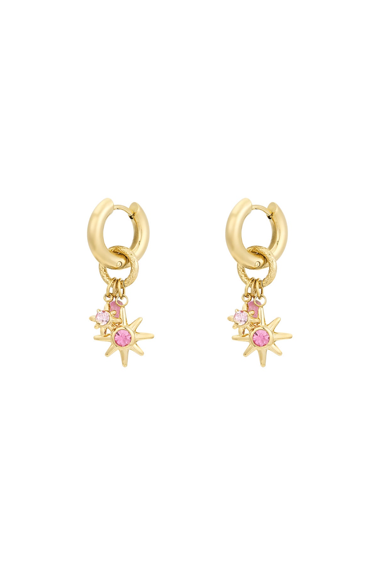 orecchini rosa starlight