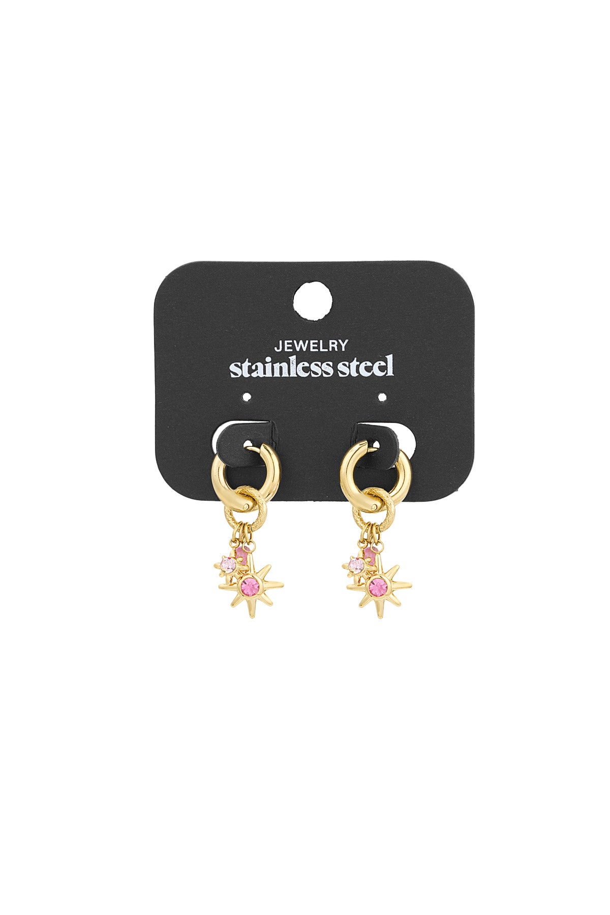 orecchini rosa starlight