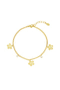 bracciale fiore scintillante