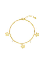 bracciale fiore scintillante