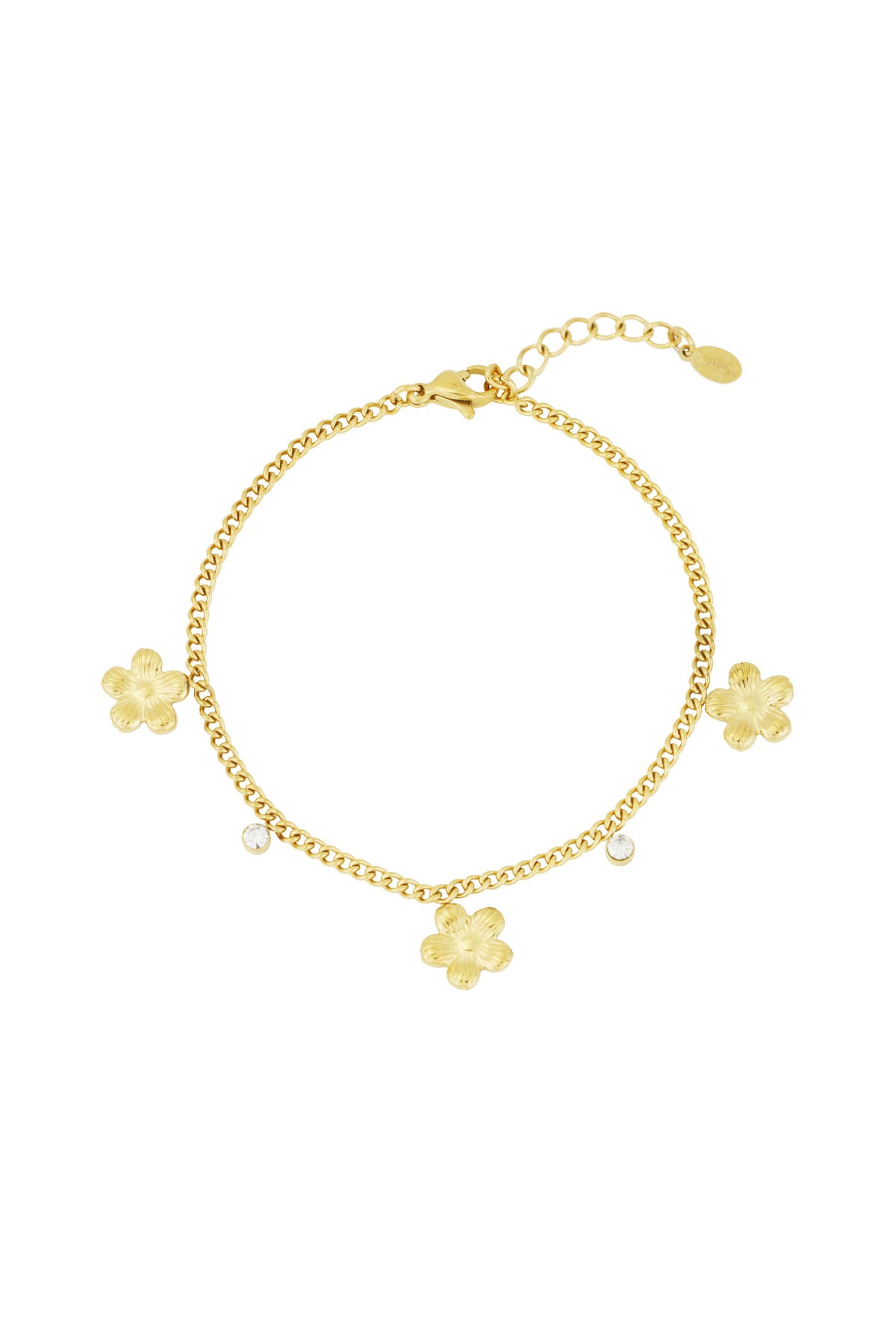 bracciale fiore scintillante