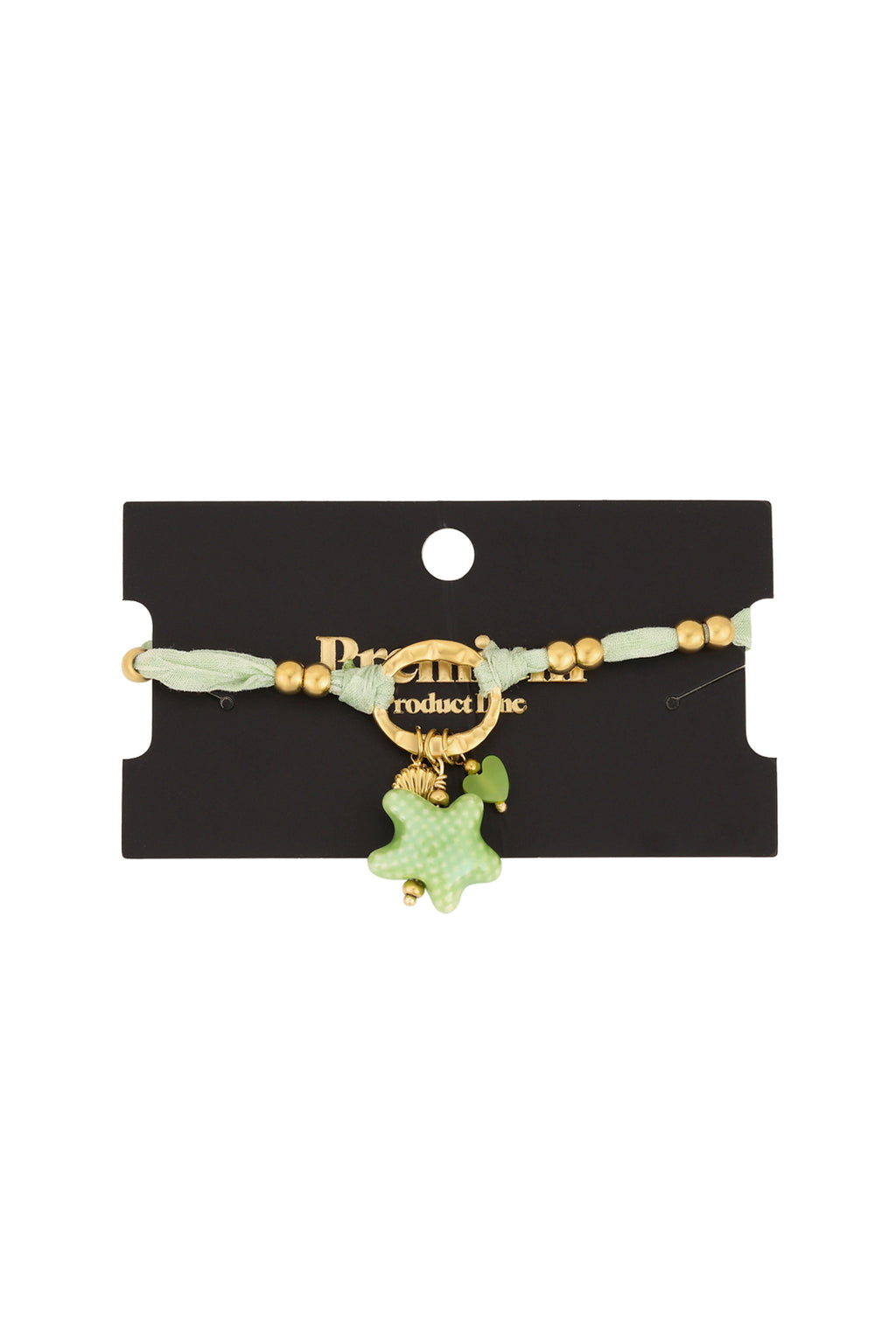 Bracciale Stellato - Colore Verde e Oro