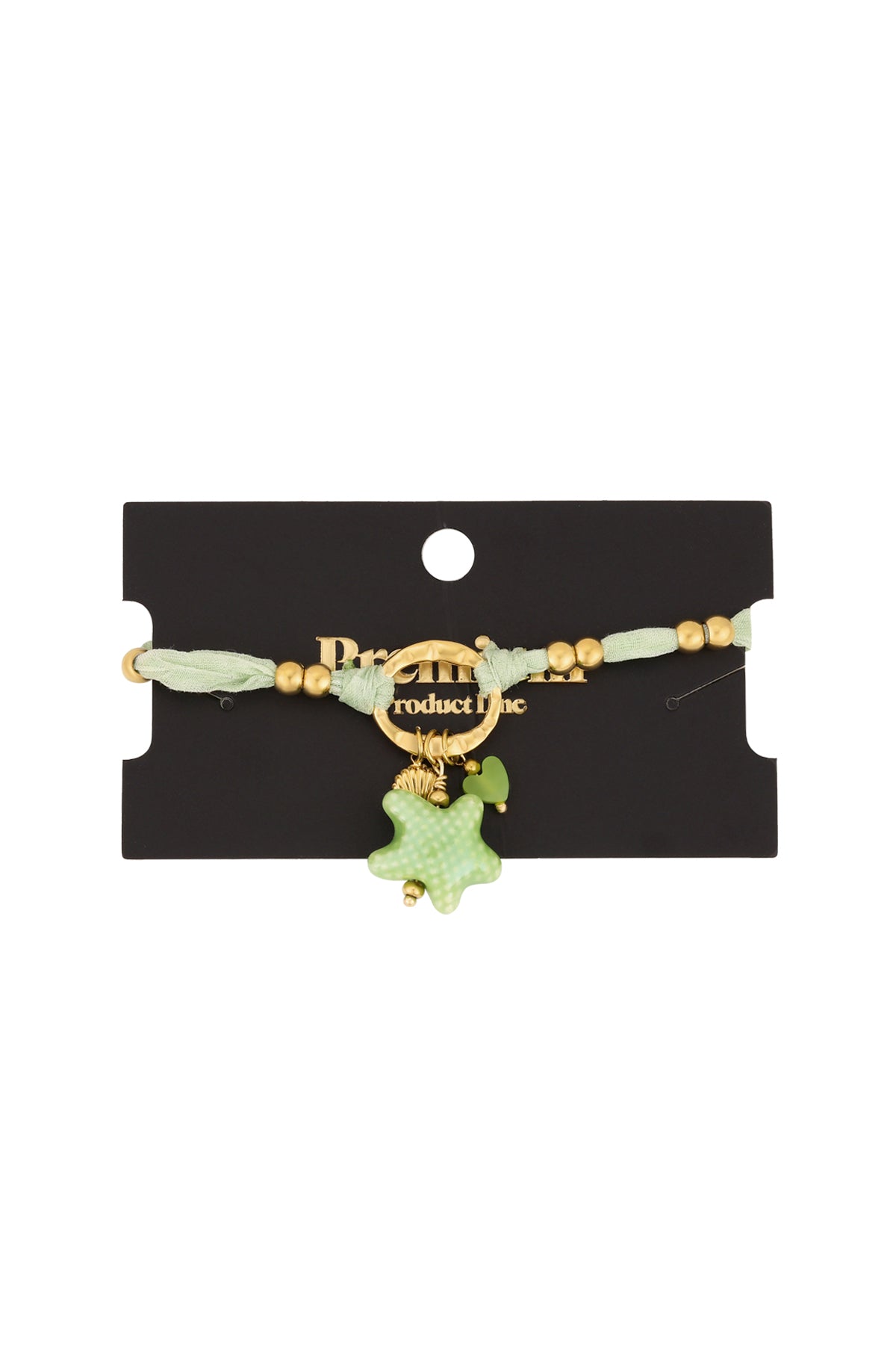 Bracciale Stellato - Colore Verde e Oro