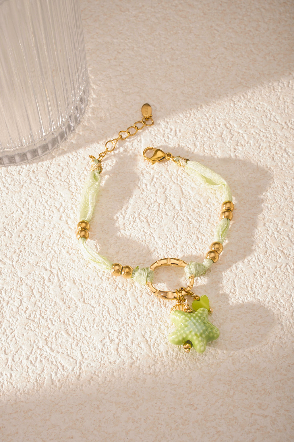 Bracciale Stellato - Colore Verde e Oro