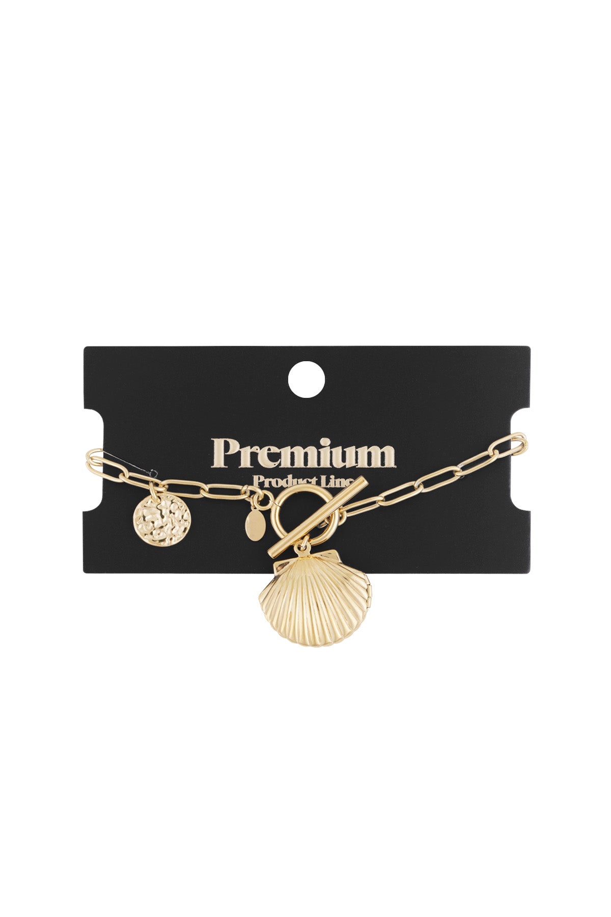 bracciale con ciondolo conchiglia