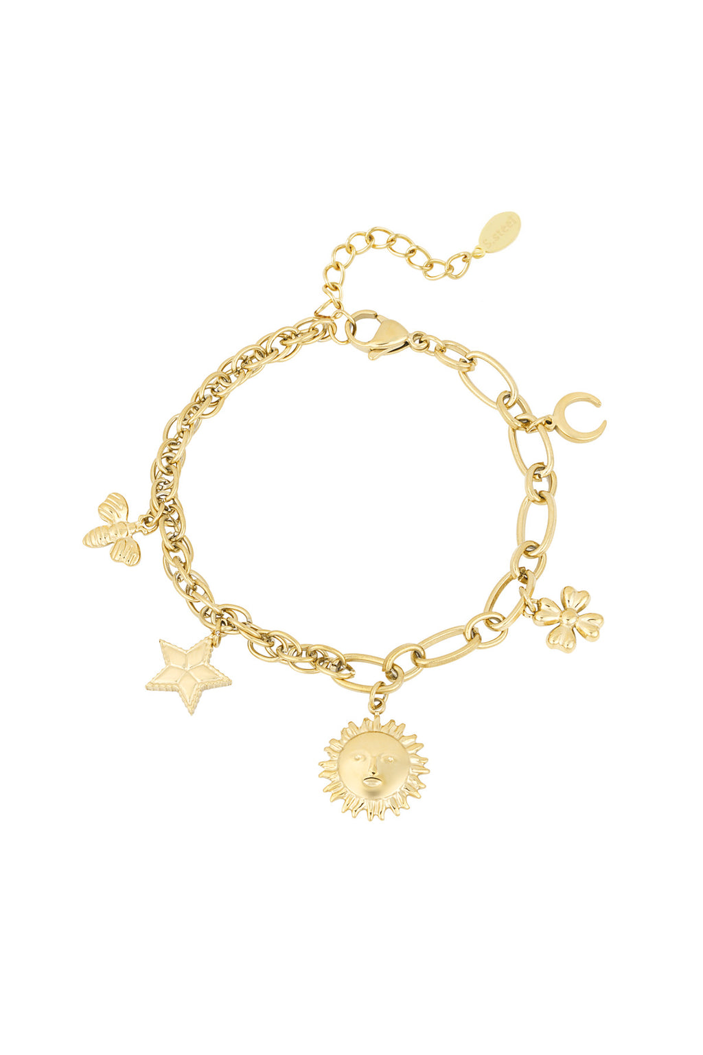 bracciale con ciondoli celestiali