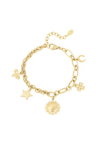 bracciale con ciondoli celestiali