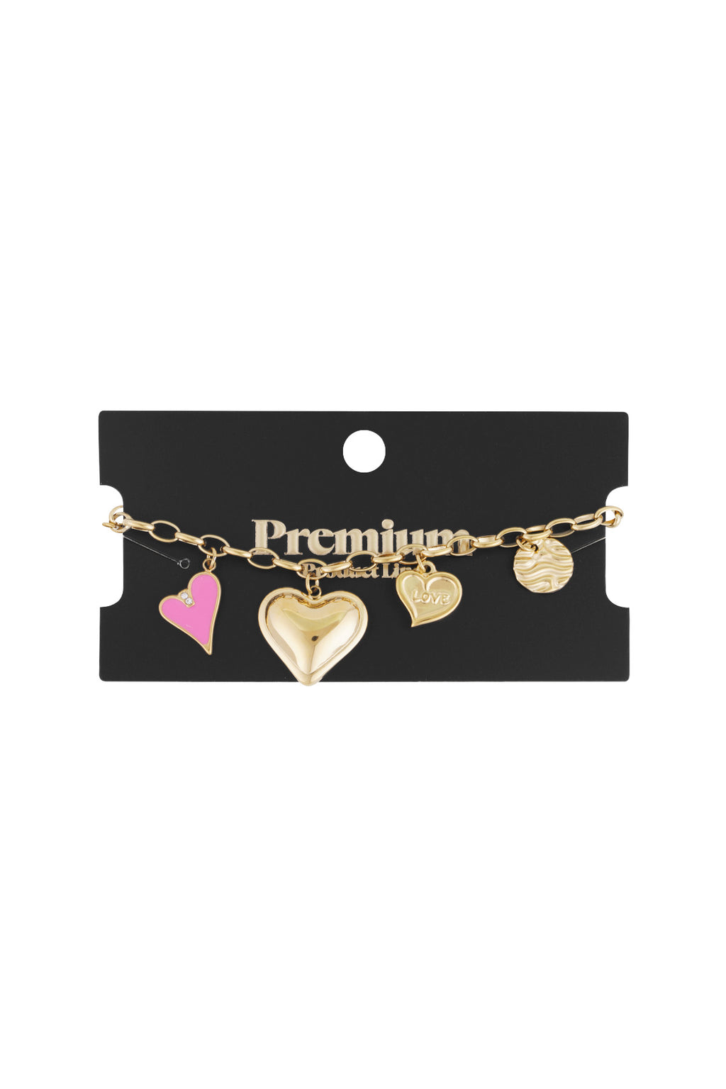 il braccialetto con ciondolo d'amore