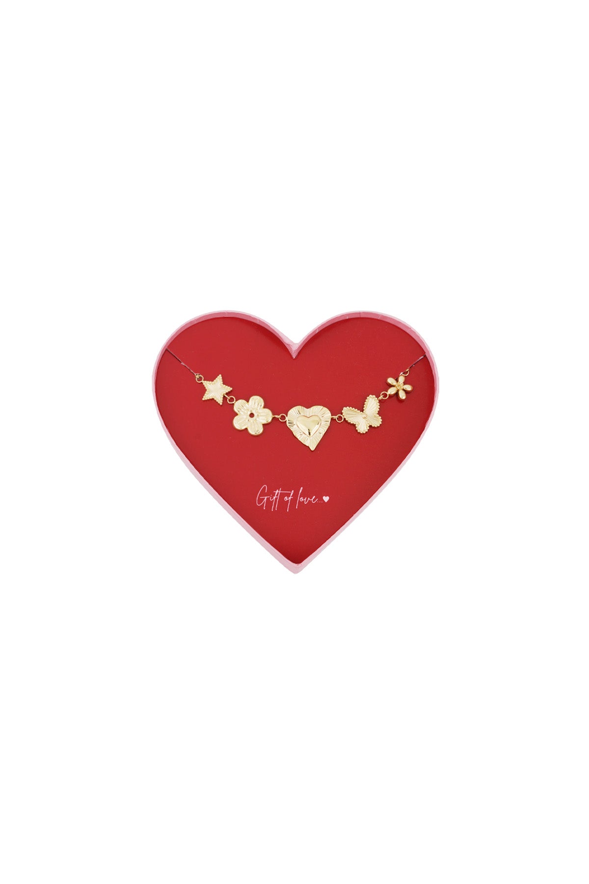 dono d'amore farfalla in acciaio inox amore