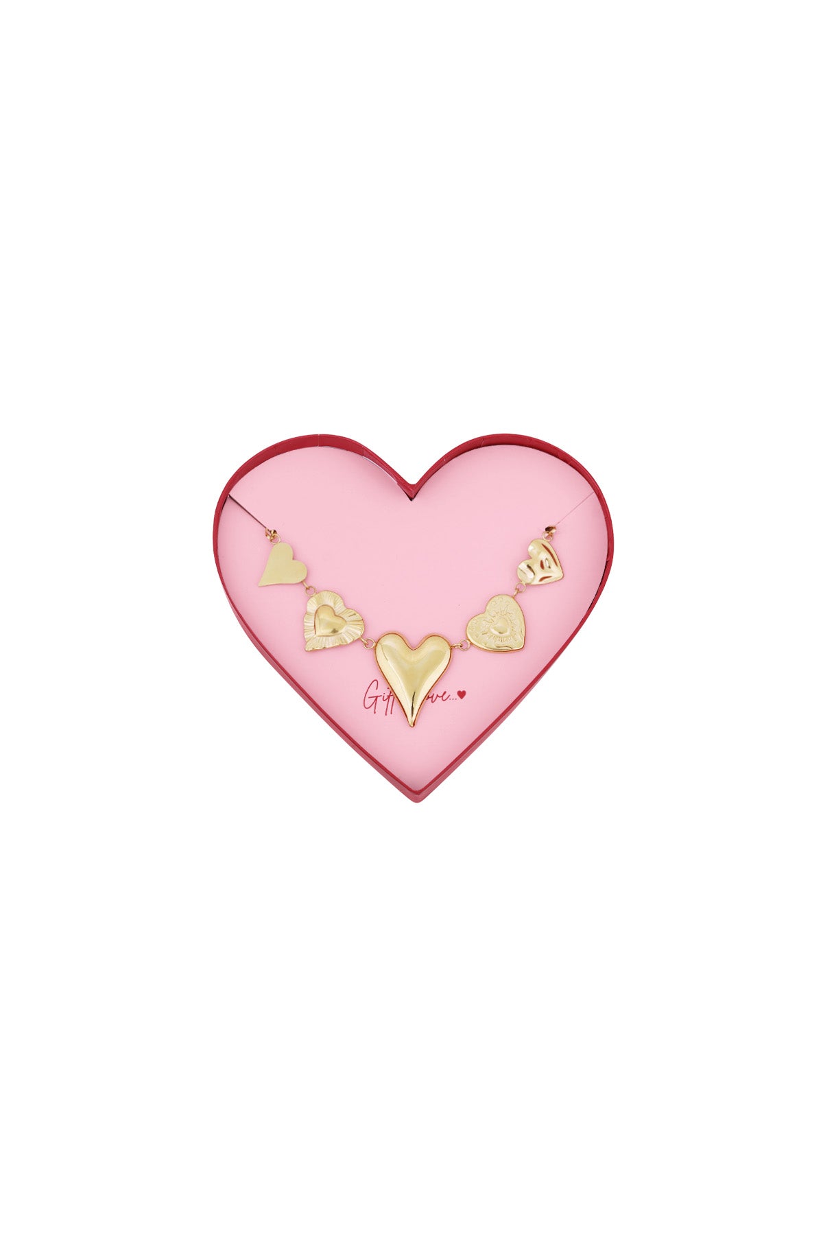 bracciale in acciaio inossidabile con dono d'amore