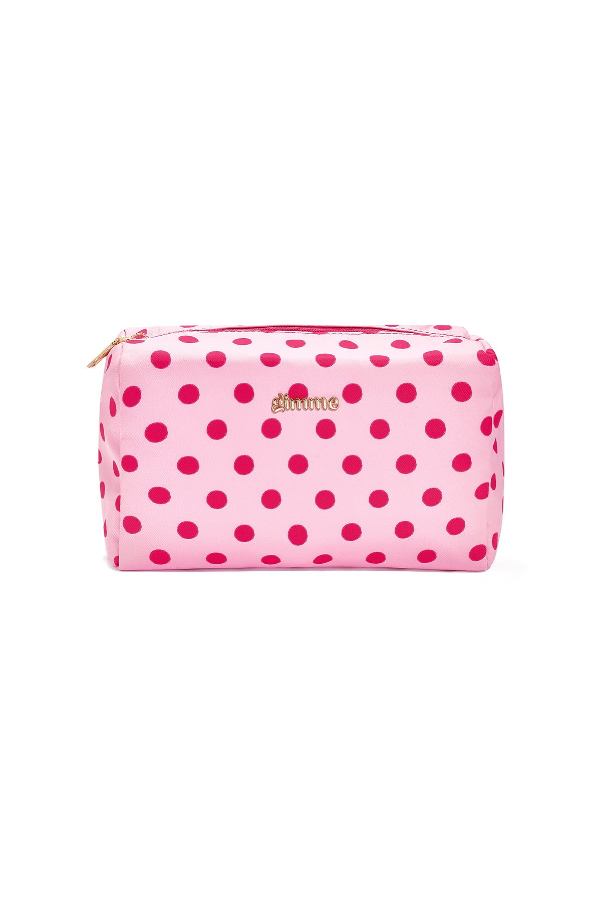 Pochette per il trucco a pois, semplici, in poliestere, accessori per tutti i giorni