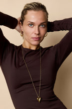 Collane lunghe Cuore Casual Quotidiano Semplice Serie Gioielli da donna