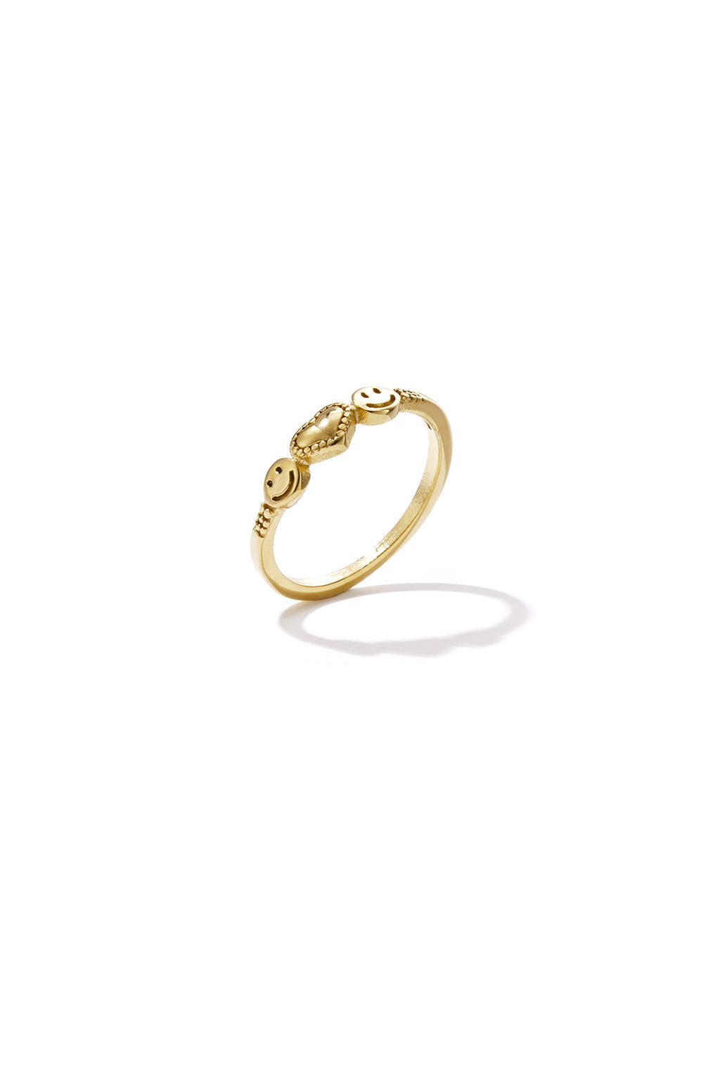 Anello con emoticon e cuore